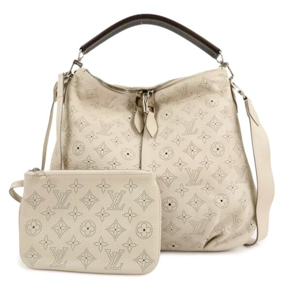 💎✨Authentic✨💎Louis Vuitton Monogram Mahina Selene PM Shoulder Bag Blanc - Picture 2 of 16